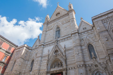 The historic cathedral "Duomo di San Gennaro" of Napoli