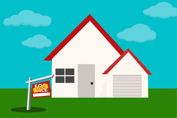 Vector to illustrate the real estate concept