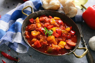 Traditional Hungarian dish - letcho