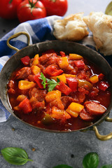 Traditional Hungarian dish - letcho
