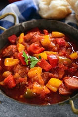 Traditional Hungarian dish - letcho