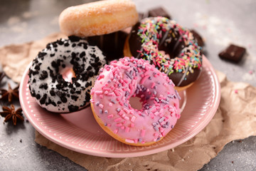 Sweet and tasty doughtnuts