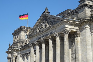Reichstag, the famous parliament of Germany
