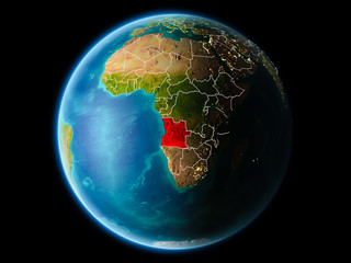 Angola in the evening