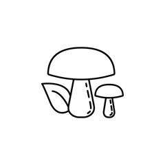 mushroom dusk style icon. Element of fruits and vegetables icon for mobile concept and web apps. Dusk style mushroom icon can be used for web and mobile