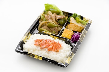 牛肉ピーマン炒め弁当