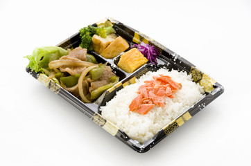 牛肉ピーマン炒め弁当