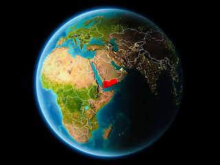 Yemen in the evening