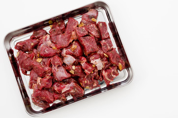 牛肩ロース サイコロ味付け肉