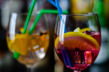 fresh and refreshing cocktails based on gin, a distinctive herbal flavor
