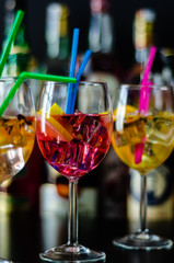 fresh and refreshing cocktails based on gin, a distinctive herbal flavor
