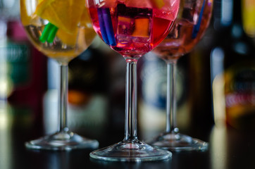 fresh and refreshing cocktails based on gin, a distinctive herbal flavor