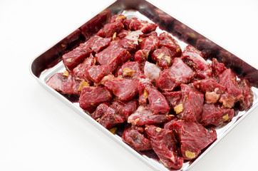 牛肩ロース サイコロ味付け肉