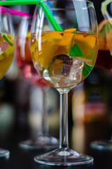 fresh and refreshing cocktails based on gin, a distinctive herbal flavor