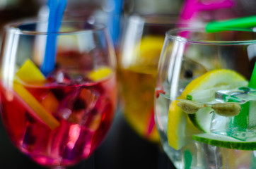 fresh and refreshing cocktails based on gin, a distinctive herbal flavor