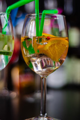 fresh and refreshing cocktails based on gin, a distinctive herbal flavor