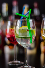 fresh and refreshing cocktails based on gin, a distinctive herbal flavor