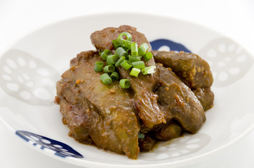 茄子の甘辛味噌煮