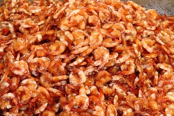 Shrimp sweet at street food