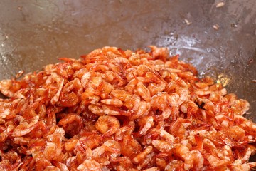 Shrimp sweet at street food