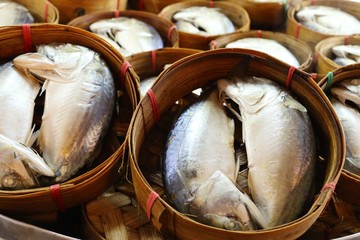 Mackerel in the market