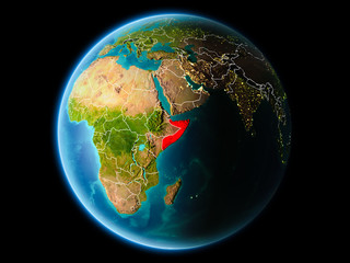 Somalia in the evening