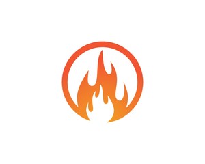 Fire flame Logo Template