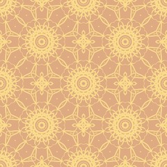 Modern Decorative geometric ornament. Vector illustration. For design, wallpaper