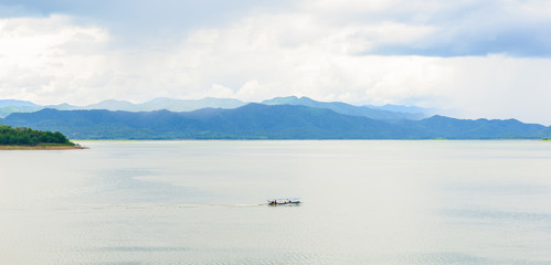 Landscape at Kaeng Krachan Dam, Kaeng Krachan National Park Thailand