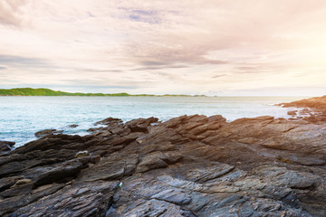 Rocky coast at Khao Laem Ya Mu Ko Samet National Park