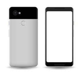 Smartphone mockup transparent screen