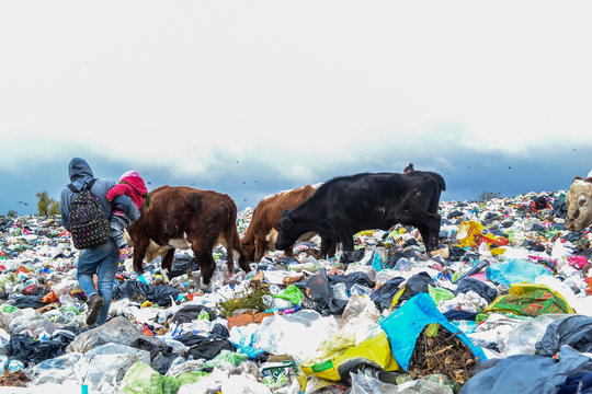 basural a cierlo abierto