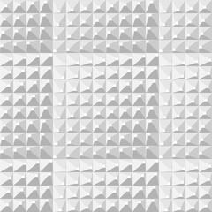 Seamless White Geometric Pattern. Gradually Modulated Polygon Background. EPS8 Vector. 