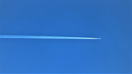 plane in sky 