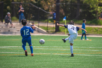 少年サッカー試合風景 © mtaira