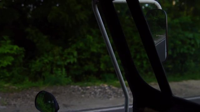 On the road in Philipines Trycycle