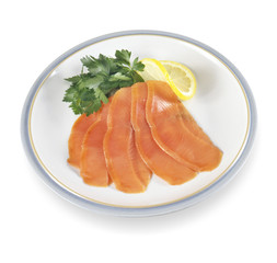 スモークサーモン (smoked salmon)