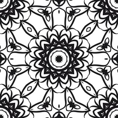 complex geometric ornament. sophisticated geometric pattern based on repetitive simple forms. vector illustration