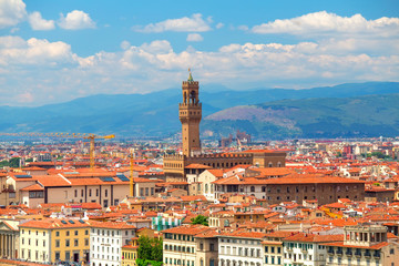 Naklejka premium Giotto's bell tower in Florence