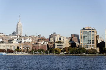 Fototapeta na wymiar Skyline, Financial District mit One World Trade Center, Manhattan, New York City, New York, USA, Nordamerika