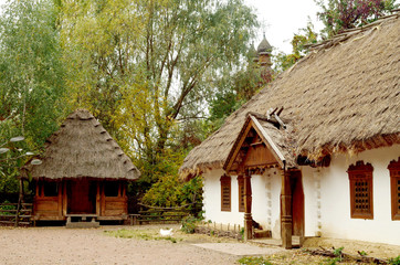 Fototapeta na wymiar Old Ukranian village
