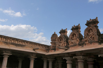 Second storeyed temple of Neminatha, of Chavundaraya Basadi, Chandragiri hill, Sravanabelgola, Karnataka