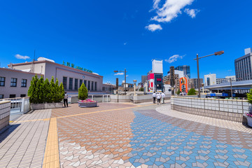 上野駅前の風景