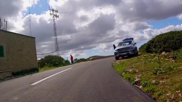 A bicycle hyperlapse that starts at Cura and ends in Randa on Mallorca