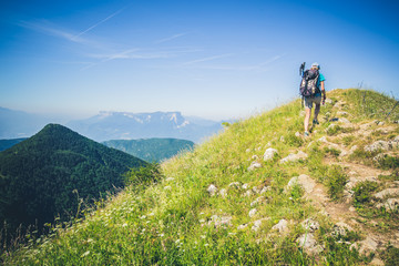 Obraz premium Sommet de la Pointe de la Galoppaz