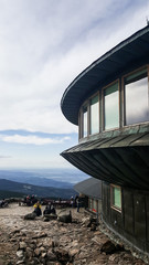 meteorological center at the top of the mountain Sniezka