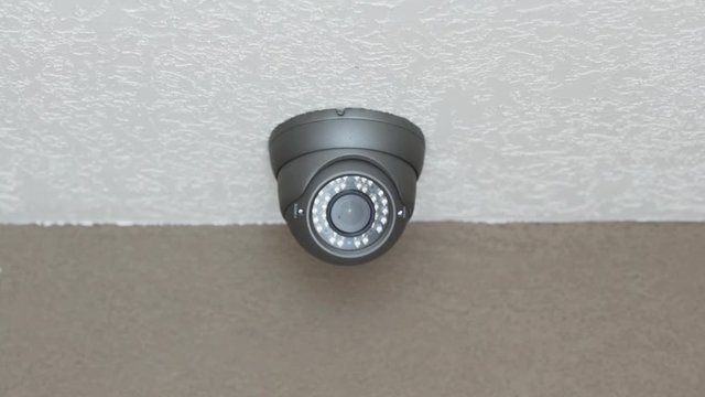 Pan to security camera