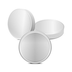 White carton cheese package, with triangles pack. Vector illustration. Realistic mockup template set