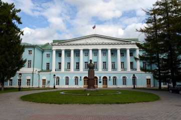 Naklejka premium Cultural Center of the Russian Armed Forces. M. Frunze. Catherine palace. Museum-estate of Saltykov.