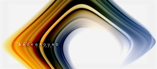 Rainbow fluid colors abstract background twisted liquid design, colorful marble or plastic wavy texture backdrop, multicolored template for business or technology presentation or web brochure cover